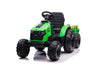 Kids On Wheelz 12v Tracteur Agricole Electrique Les Enfants Montent Sur La Voiture Avec Benne Et Pelle/pelle En Option