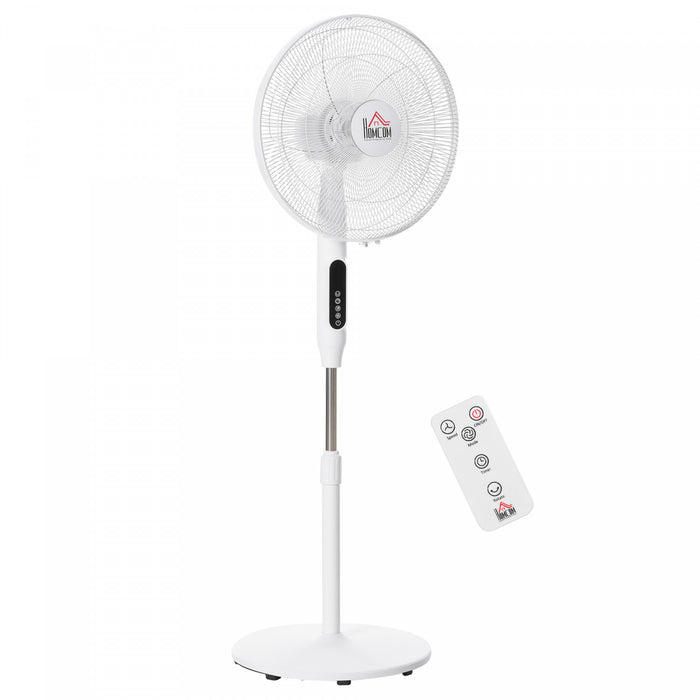 Homcom Ventilateur Sur Pied Avec 3 Modes Et 3 Vitesses