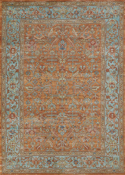 Hailey Traditional 9'3" x 11'10" Area Rug in Orange Indoor Area Rug | Tapis Traditionnel Hailey 9'3" x 11'10" en Orange