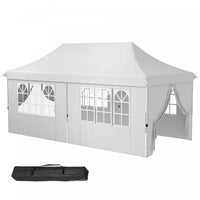 Outsunny 20x10 Paroi Laterale, Sac De Transport, Blanc