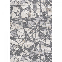 Carpette Darius à motif de glace brisée - 6 pi 7 po x 9 pi 6 po