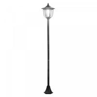 Luminaire Exterieur Solaire Lampadaire Lanterne Classique LED 60 Lm Max. Dim. 26l X 26l X 177h Cm No