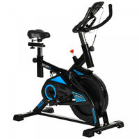 Soozier Velo D'appartement Cardio Velo Exercice Biking Ecran Multifonction Lcd Guidon Selle Reglable