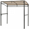 7’x4.5 ’ Grill Gazebo Patio Exterieur Jardin Bbq Auvent Abri Crochet De Rangement Beige