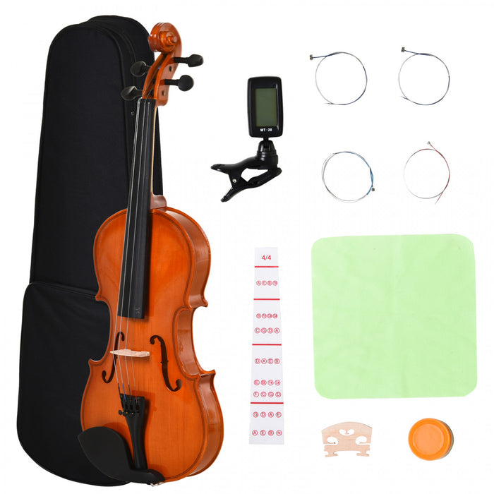 Soozier Violon 4/4 pleine grandeur avec etui, accordeur