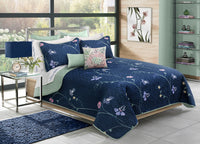Ensemble de Courtepointe Reversible 3 Pieces Tres Grand Lit