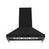 Hotte de cuisiniere murale Venezia de 48 po, noir-FRHWM5503-48BLK