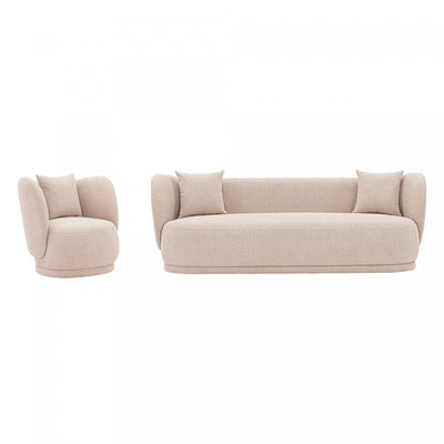 Siri Modern 2-Piece Sofa Set in Wheat | Ensemble de canape moderne Siri 2 pieces en couleur ble