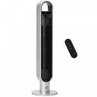 Homcom Ventilateur De Tour De Refroidissement De 39 Po Avec Oscillation Et Minuterie