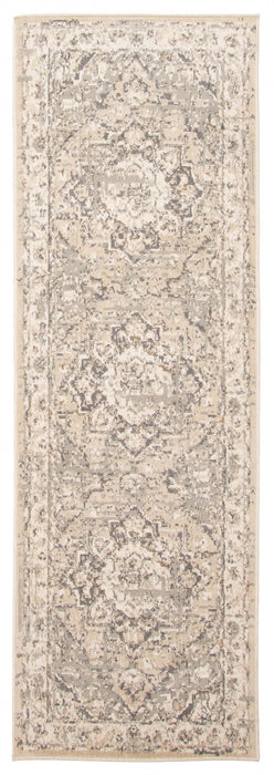 Carpette Priya grise - 2 pi 8 po x 8 pi 2 po