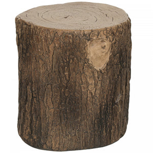 Outsunny Tabouret De Jardin Decoratif En Forme De Souche D'arbre 15