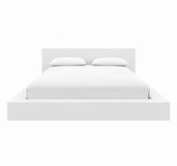 Kanso Lit a Plateforme Basse avec Tete de Lit
