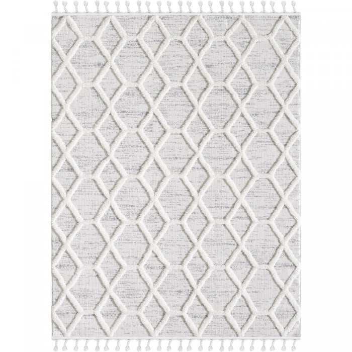 Carpette à poil long Quinto Nexus - 6 pi 3 po x 9 pi