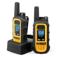 2 Dewalt Dxfrs300 Talkies Walkie - 1 Watt, Heavy Duty, 22 Channel Long Range Two Way Radios
