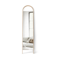 Miroir à adosser au mur Bellwood de Umbra - naturel