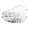 Miroir Hubba Pebble de Umbra de 24 po x 36 po - métallique