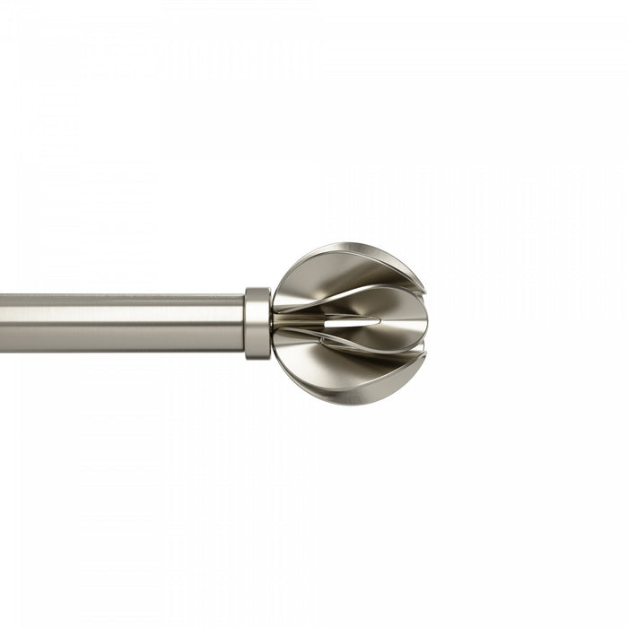 Tringle à rideaux extensible Blossom de Umbra nickel de 1 po - 42 po à 120 po