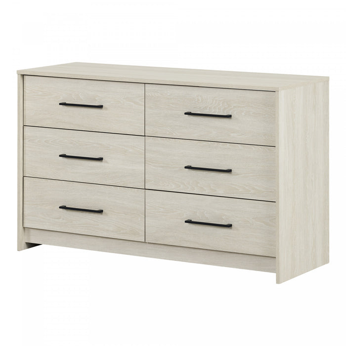  Commode Londen à 6 tiroirs - chêne hivernal