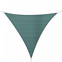Outsunny Triangle 10' Canopyee Uv Protection Abri Exterieur De Pelouse Pour Patio Avec Sac De Transp