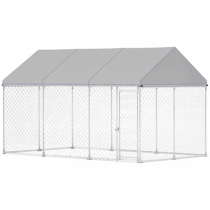 Chenil Exterieur Pour Chien Avec Toit, 13,1' X 7,5' X 7,8'