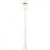 Outsunny Lampe Solaire De 77\", Lampadaire D'exterieur En Aluminium Etanche