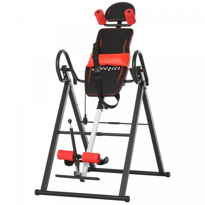 Soozier Folding Inversion Table With Safety Belt, 20°/40°/60° Adjustable