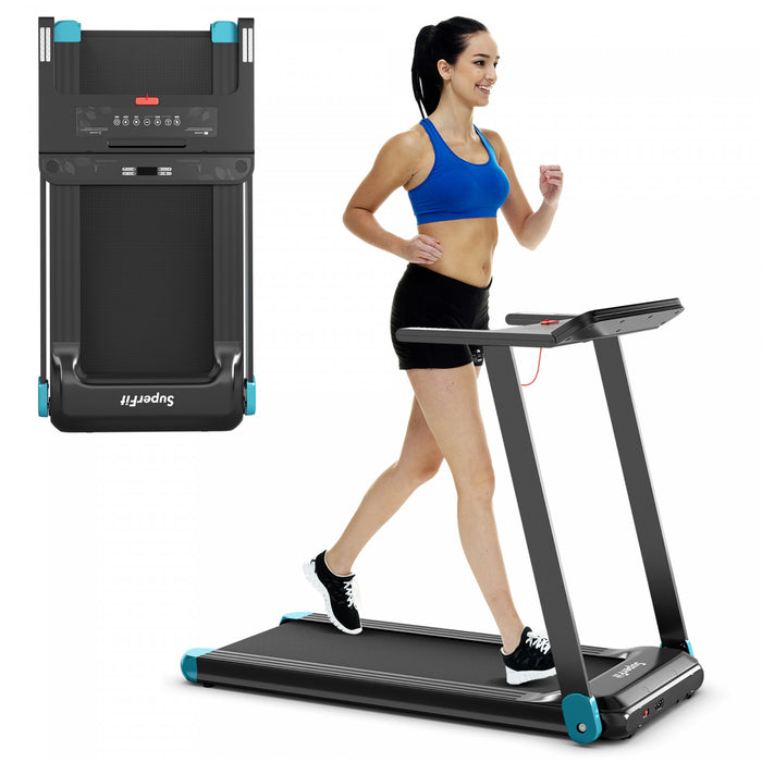 Marque Costway Tapis De Course/marche Compact Electrique Pliant Avec Application Haut Parleur