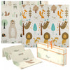 Qaba Tapis De Jeu Pour Bebe, Tapis D'eveil 77\" X 69\", Theme Animalier