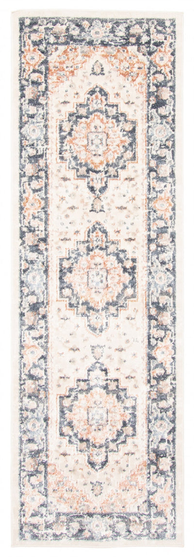 Heriza Ivory Runner Area Rug - 2'8" X 8'2"  | Carpette longue Heriza ivoire - 2 pi 8 po x 8 pi 2 po