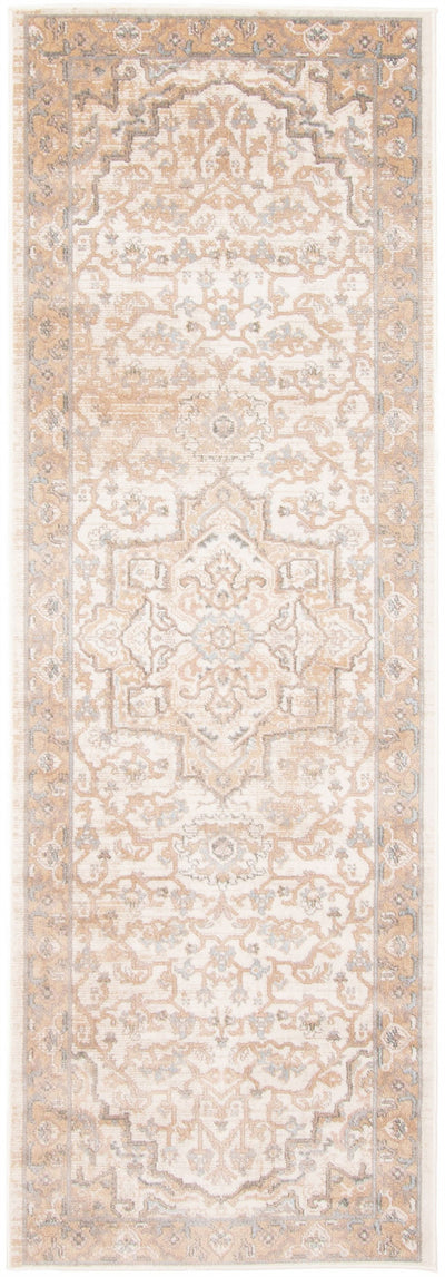 Stassie Ivory Runner Area Rug - 2'8" X 8'2"  | Carpette longue Stassie ivoire - 2 pi 8 po x 8 pi 2 po
