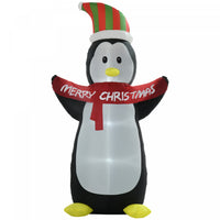 Homcom Pingouin Gonflable De Noel