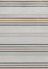 Carpette London à rayures multicolores - 5 pi 3 po x 7 pi 7 po