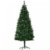 Homcom Sapin De Noel Artificiel De 1.8 M Avec Ornement De Decoration Et 624 Branches