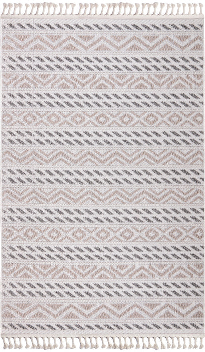 Tapis Beige D’interieur/Exterieur Athena - 5.3 X 7.6 