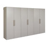 Hangups Armoire De Rangement De Garage 108 Pouces, Ensemble E De 3 Pieces – Gris Clair