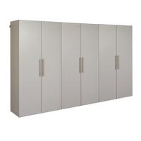  Hangups Armoire De Rangement De Garage 108 Pouces, Ensemble E De 3 Pieces – Gris Clair