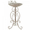 Outsunny Bain d'Oiseaux avec Statues d'Oiseaux, Bain d'Oiseaux Vintage pour Jardin, Brun