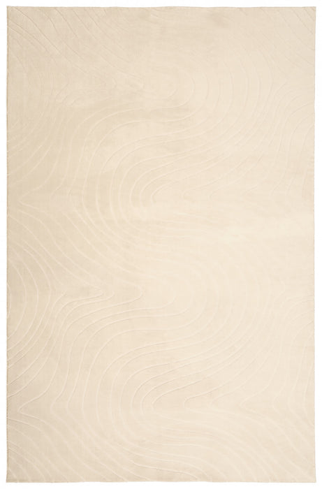 Tapis Lavable/Contemporain Somos 9'0\" x 12'0\" en Creme
