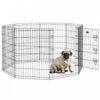 Parc pliable en metal pour animaux, cloture d'exercice de 91 cm