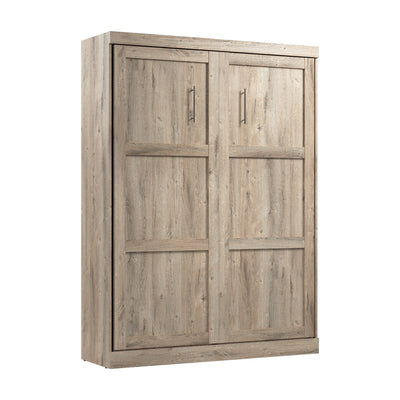 Bestar Pur Queen Murphy 65-Inch Wall Bed - Rustic Brown|Grand lit escamotable mural Pur de Bestar de 65 po - brun rustique