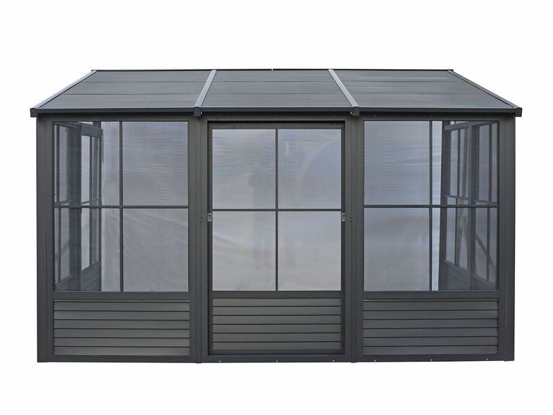 Florence - Solarium Mural 10x12 Toit Metal Noir