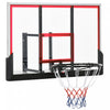 Panier De Basket-ball Mural Soozier Avec Panneau Incassable, Noir