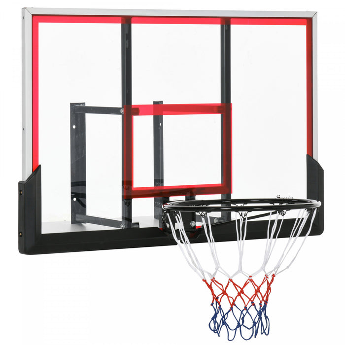 Panier De Basket-ball Mural Soozier Avec Panneau Incassable, Noir