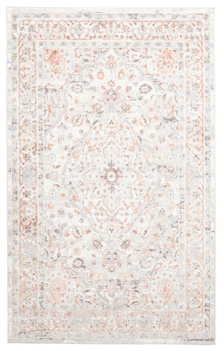 Tapis Traditionnel Seline 8'0\" x 10'0\" en Ivoire