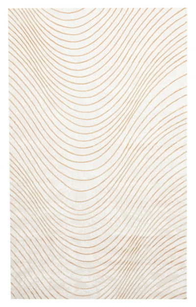 Sienna Ivory Rug 8'0" x 10'0" | Tapis Contemporain/Moderne Sienna 8'0" x 10'0" en Ivoire