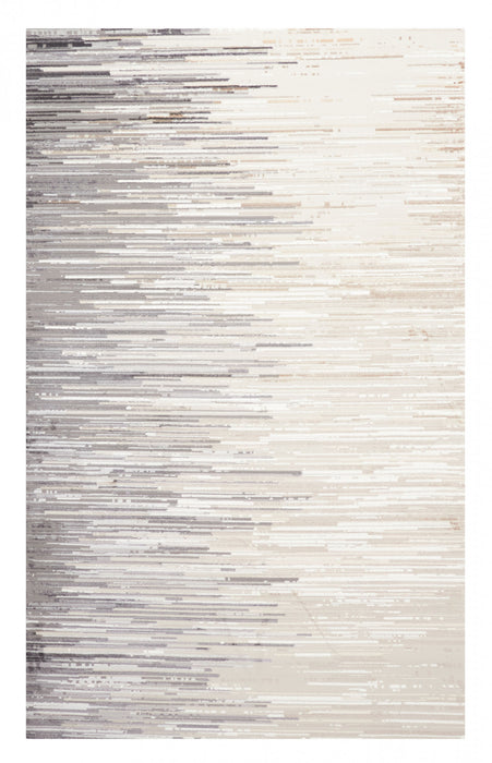 Tapis Contemporain/Moderne Nova 8'0\" x 10'0\" en Ivoire