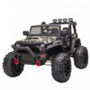 Aosom Voiture Electrique 12v Pour Enfants A Piles Sur Voiture De Police 2 Places Vus Camion Jouet Avec Telecommande Parentale Bluetooth, Camouflage