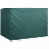 Outsunny 7' L X 5' L X 5' H Grande Housse De Patio Protecteur De Meubles De Jardin D'exterieur Pour Balancoires, Tables, Blocs Anti-pluie Et Uv Vert Fonce