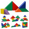 Qaba Jeu D'escalade En Mousse 7 Pieces Pour Enfants, Blocs En Mousse Pour Enfants De 1 A 3 Ans, Blocs D'escalade Pour L'interieur, Couleur Classique