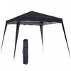 Outsunny Tente D'exterieur Pliable 8' X 8' Avec Sac, Noir